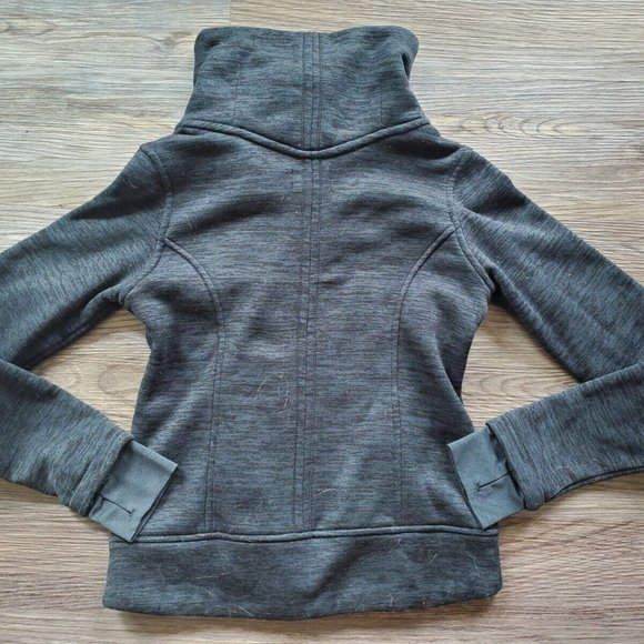 Dover Saddelry full zip jacket - heathered gray/black - small - Picture 3 of 3